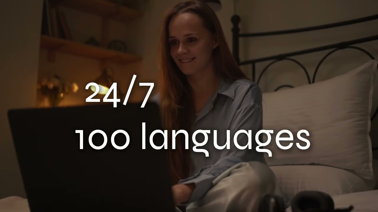 Woman smiling at a laptop – Persona for Business video
